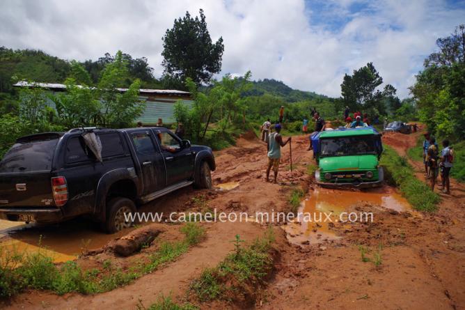 Mais pistes sont pires qu'à Antsirabe